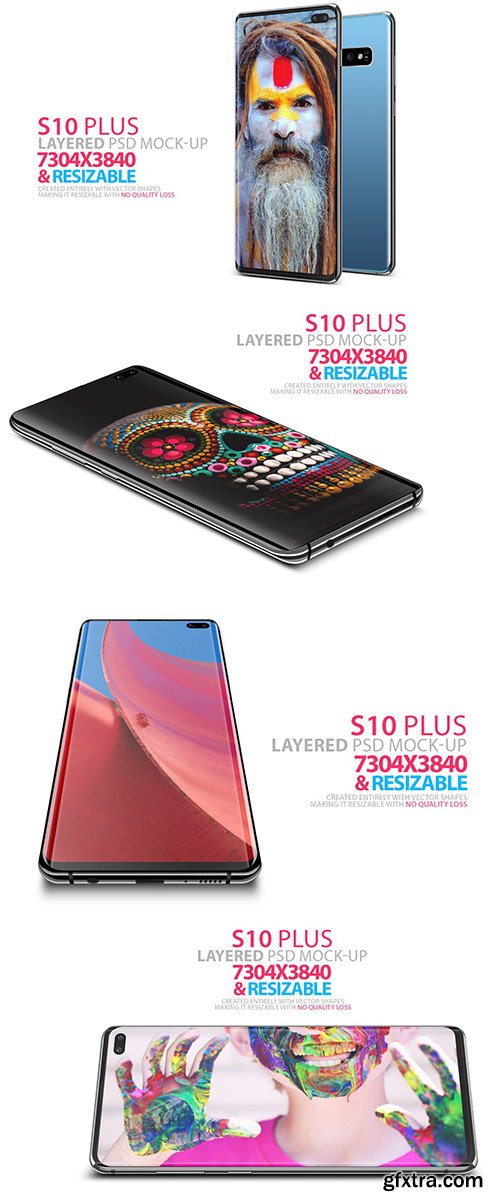 Layered S10 Plus PSD Mock-up