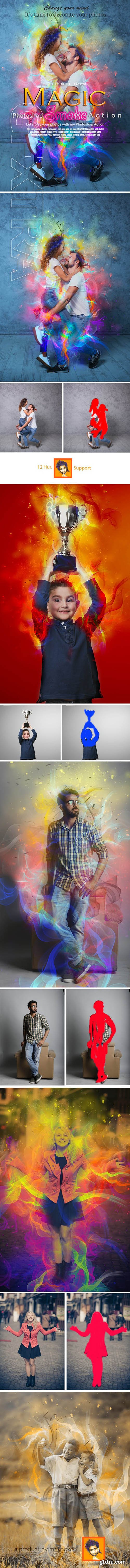 GraphicRiver - Magic Smoke Photoshop Action 23552723