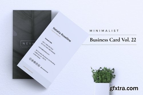 Minimalist Business Card Vol. 22