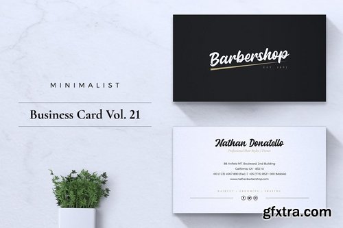 Minimalist Business Card Vol. 21