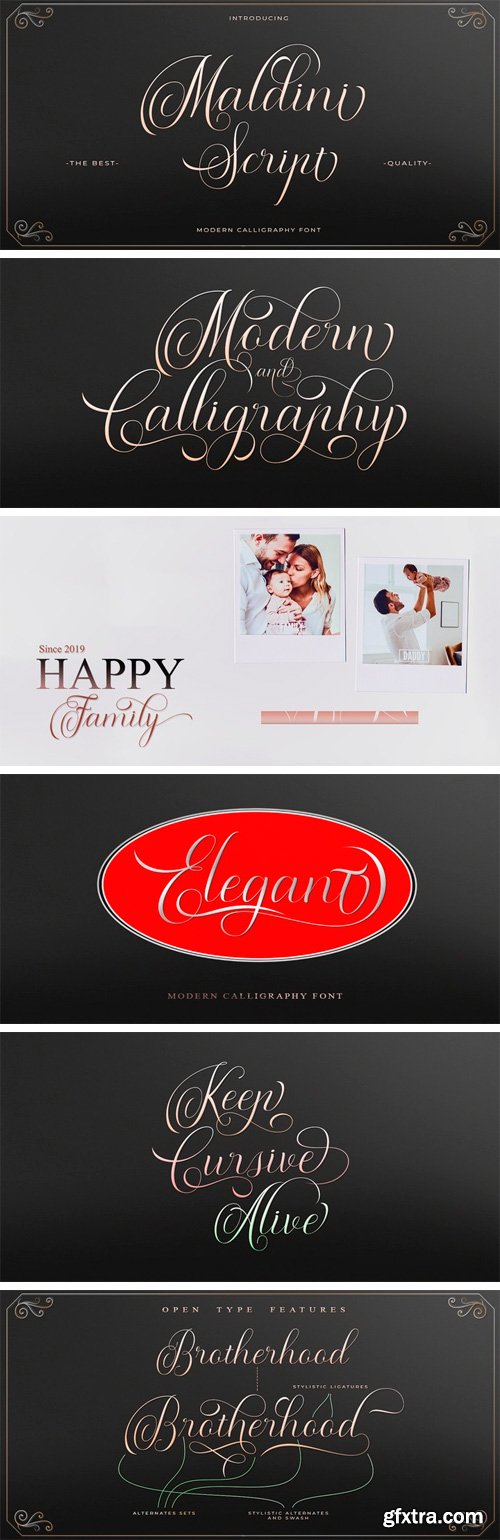 Maldini Script Font