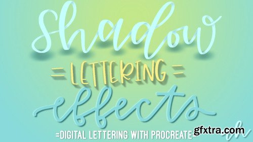 Shadow Lettering Effects: Digital Lettering with Procreate