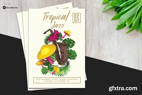 Tropical Jazz Flyer