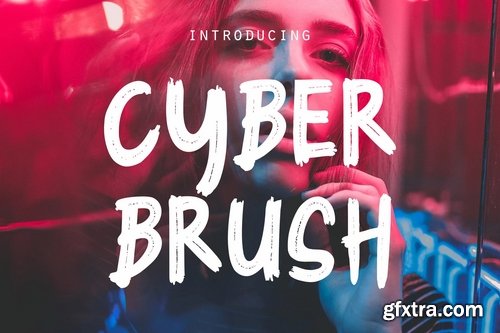 Cyber Brush - Brush Font