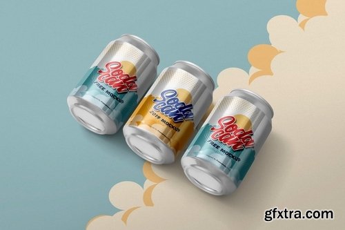 Tin Soda Can Mockups