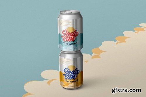 Tin Soda Can Mockups