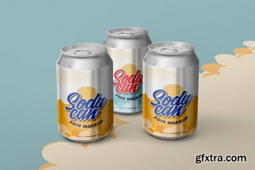 Tin Soda Can Mockups