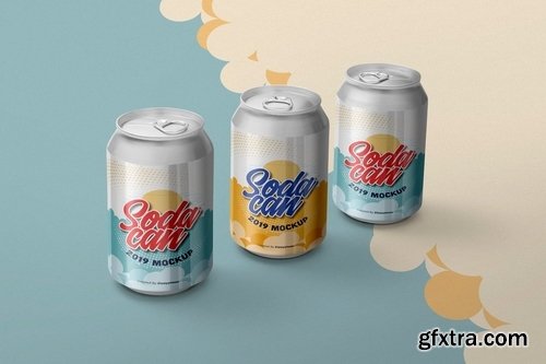 Tin Soda Can Mockups