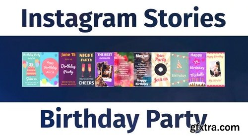 MotionArray Instagram Birthday Party Stories V0.06 209773