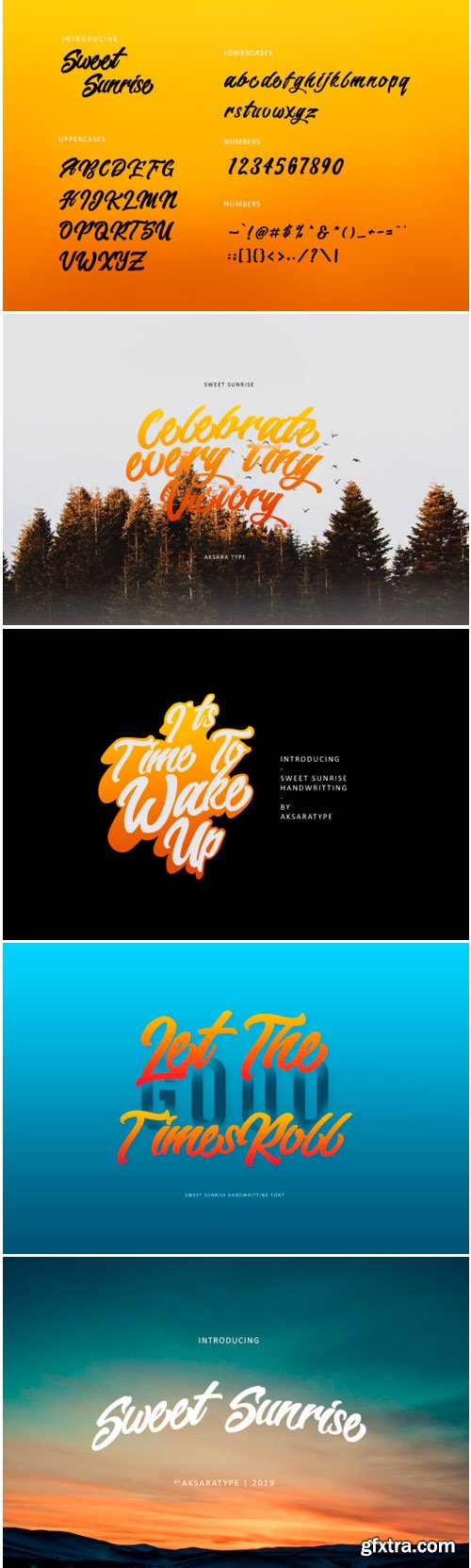 Sweet Sunrise Font