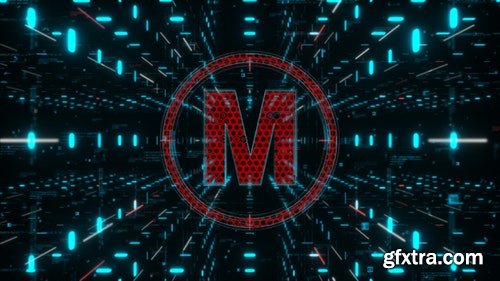 MotionArray High-Tech Tunnel Logo 209534