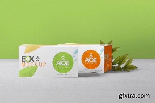 Tea Packaging Box Mockups