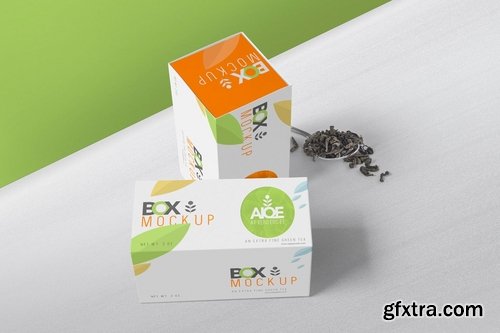 Tea Packaging Box Mockups