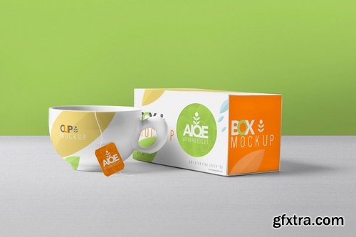 Tea Packaging Box Mockups