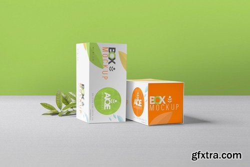 Tea Packaging Box Mockups