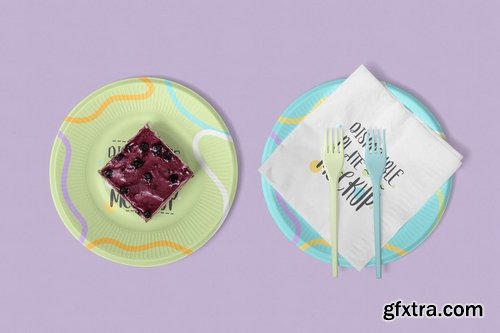 Disposable Plate Mockups