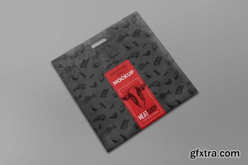 Plastic Shopping Bag Mockups