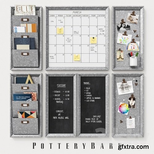 Pottery Barn / Galvanized modular wall