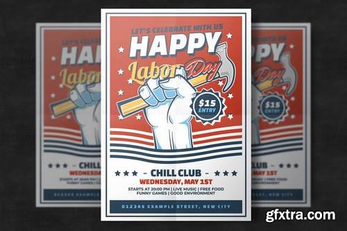 Labor Day Flyer Template 2