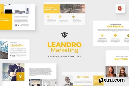 Leandro Marketing - Powerpoint, Keynote, Google Slides Templates