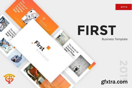 First Business - Powerpoint, Keynote, Google Slides Templates