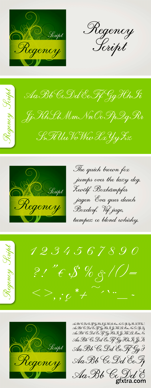 Regency Script Font