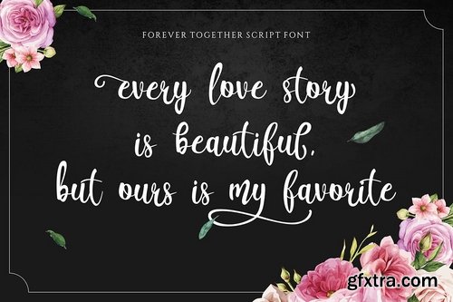 CM - Forever Together - Romantic Font Duo 3548503