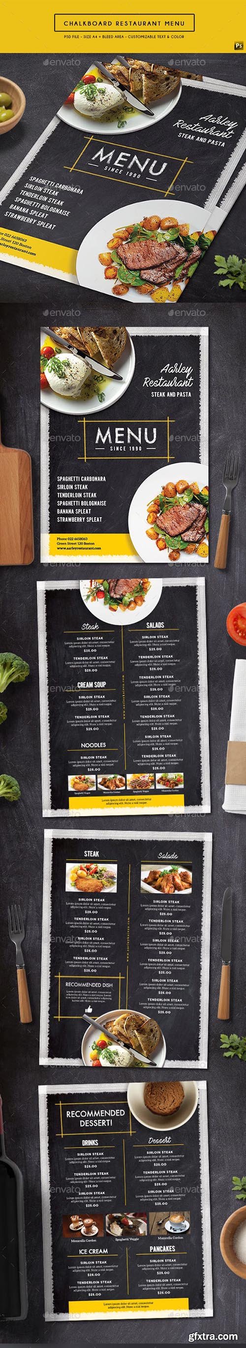 Chalkboard Restaurant Menu 19360869