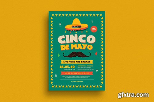 Cinco De Mayo Event Flyer