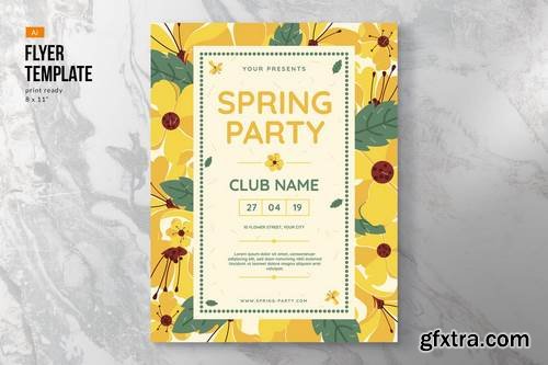 Elegant Spring Flyer Template