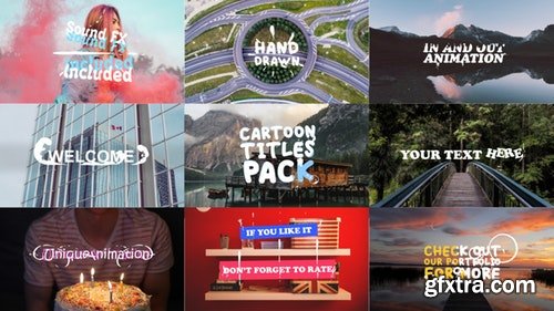 MotionArray Cartoon Titles Pack 211013