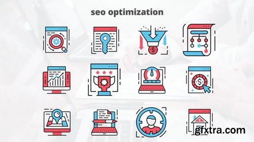 MotionArray SEO Optimization - Flat Animation Icons 204453