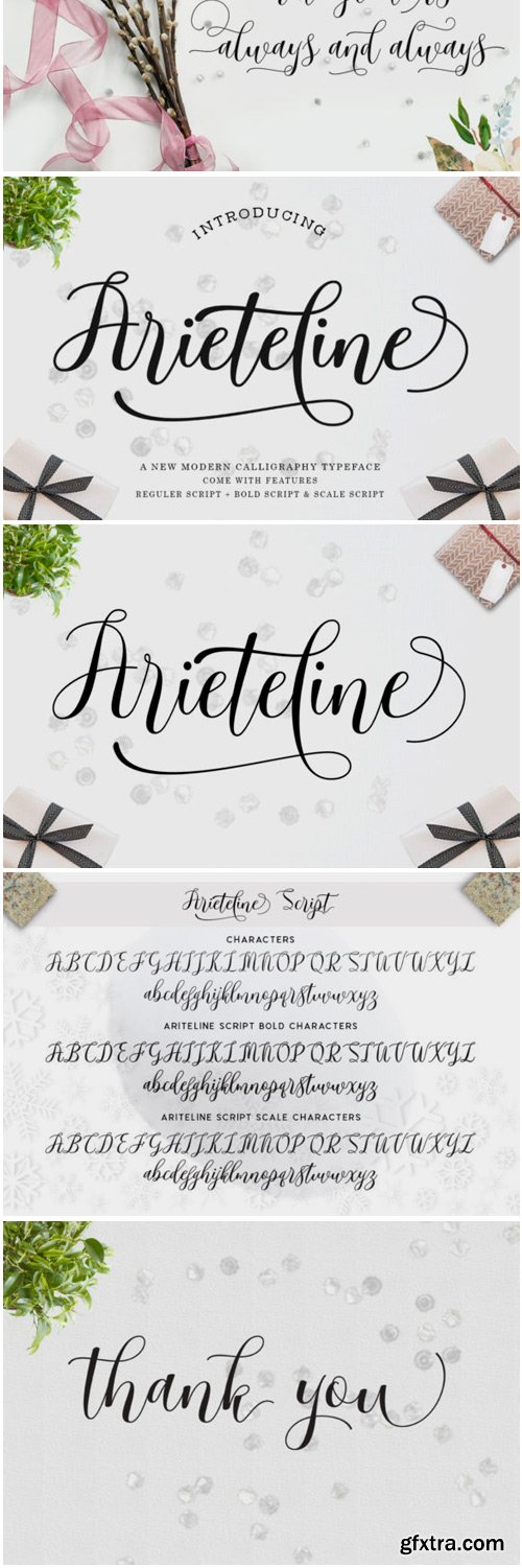 Ariteline Script Font