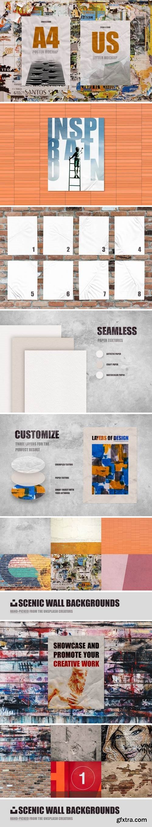 Street Art: Paper Poster Mockups