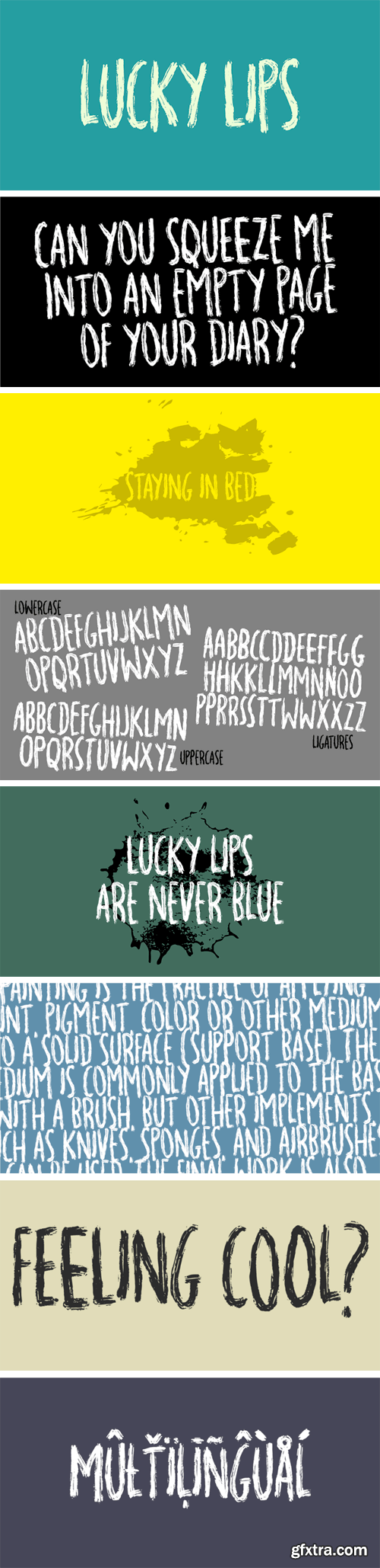 Lucky Lips Font