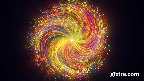 Videohive - Swirly Color Trails Logo Reveal - 21464450