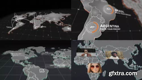 Videohive - World Map Kit V.2 - 20592273