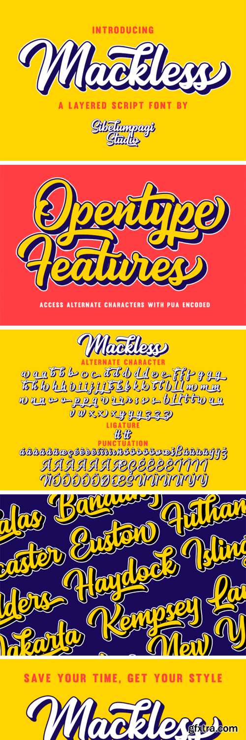 Mackless Font