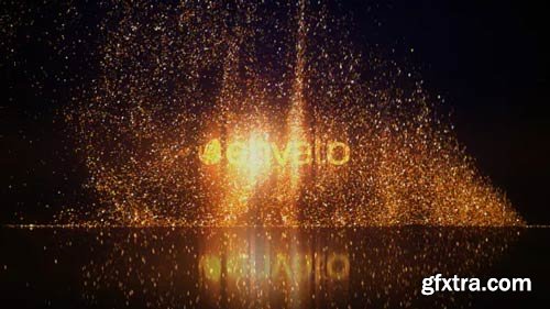 Videohive - Gold Glitters Logo Reveal - 21373742