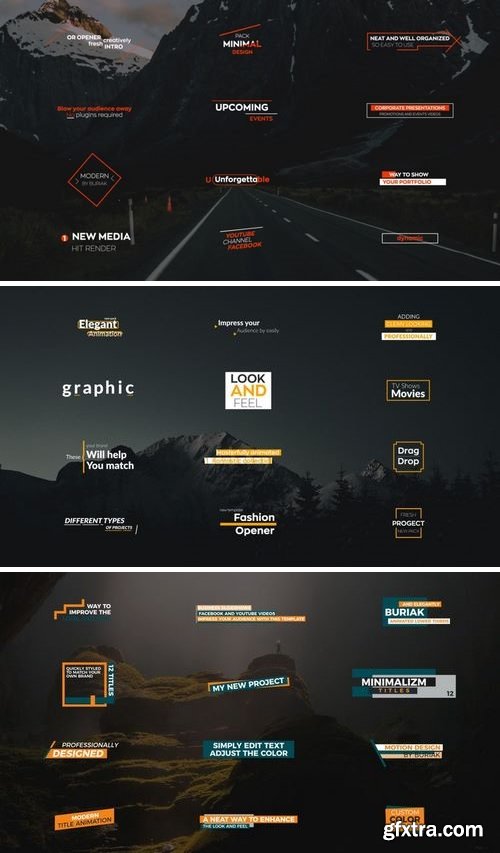 MotionArray Corporate Titles 4k Bundle