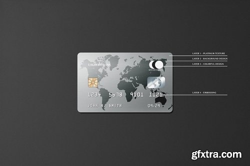 Platinum Credit Card Mockup