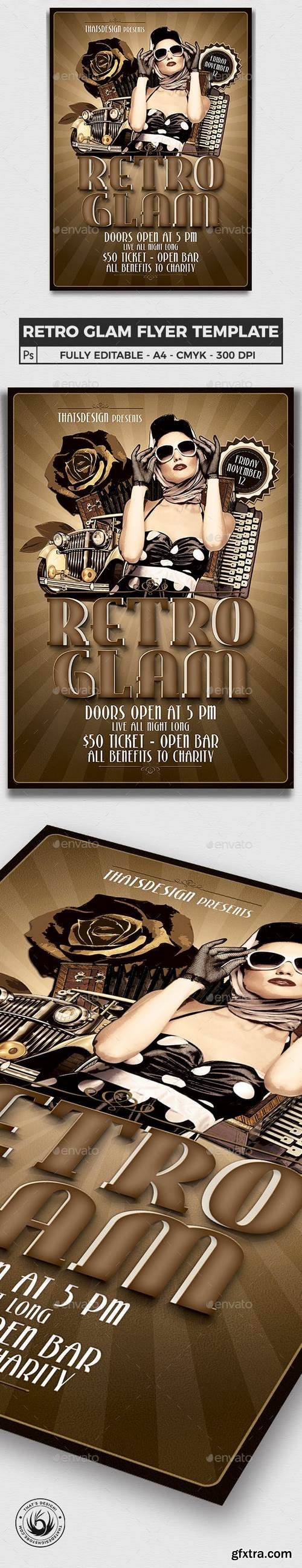 Graphicriver - Retro Glam Flyer Template V1 7577112