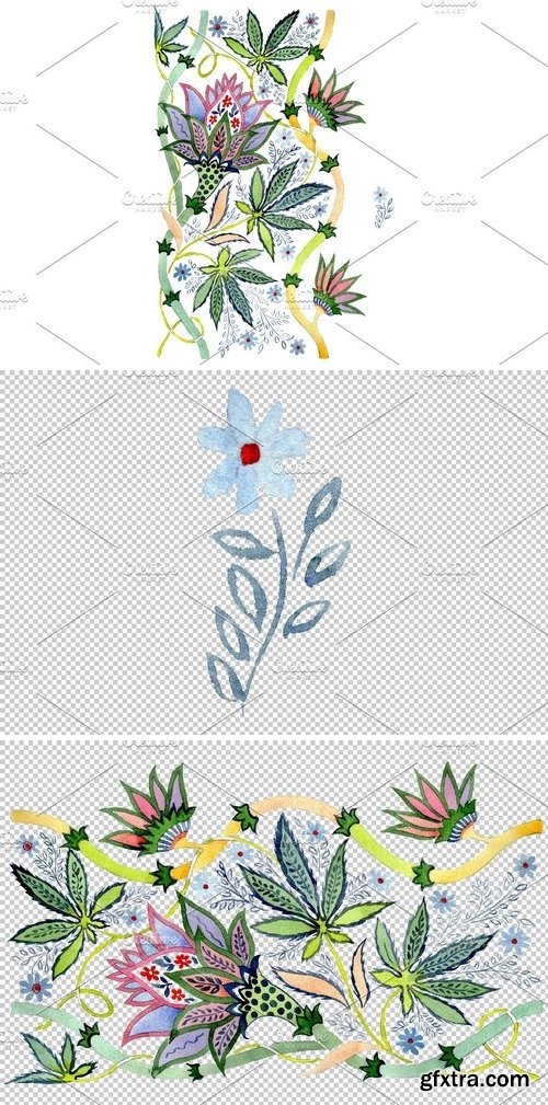 CM - Ornament Watercolor png 3684484