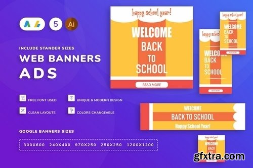 Back To School Banners