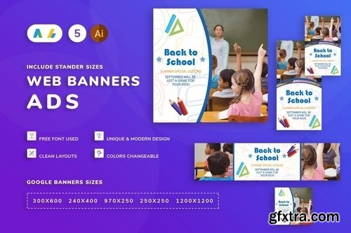 Back To School Banners