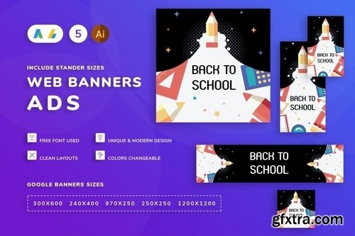 Back To School Banners