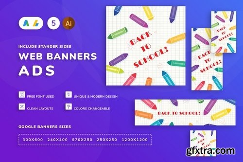 Back To School Banners