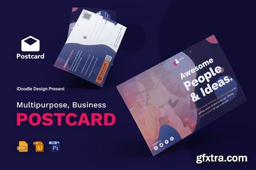 Multipurpose, Business, Corporate Postcard