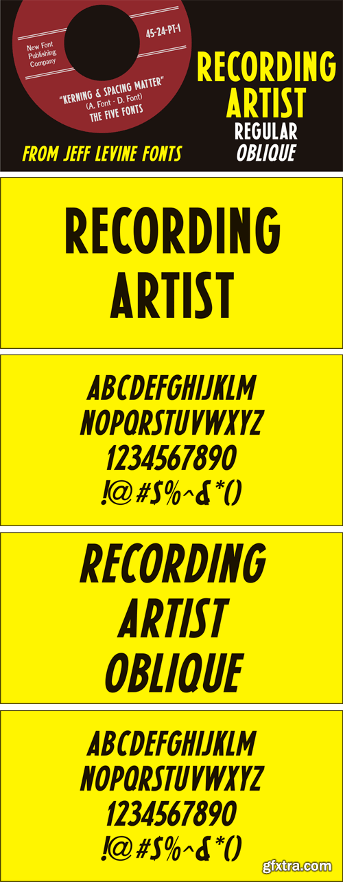 Recording Artist JNL Font