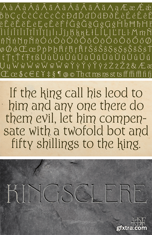 P22 Kingsclere Font